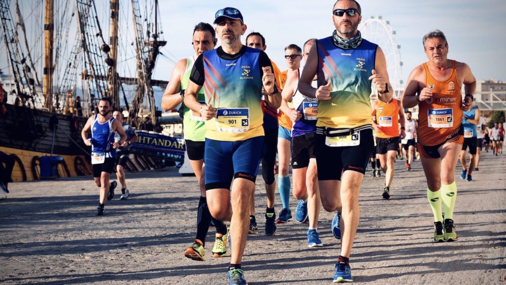 ¿Correr en grupo?