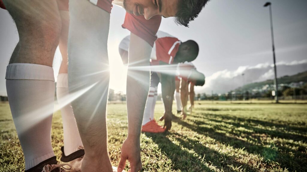 Rutina para un hombre futbolista profesional
